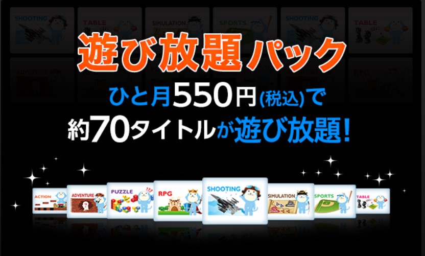 ひかりTVゲーム 遊び放題